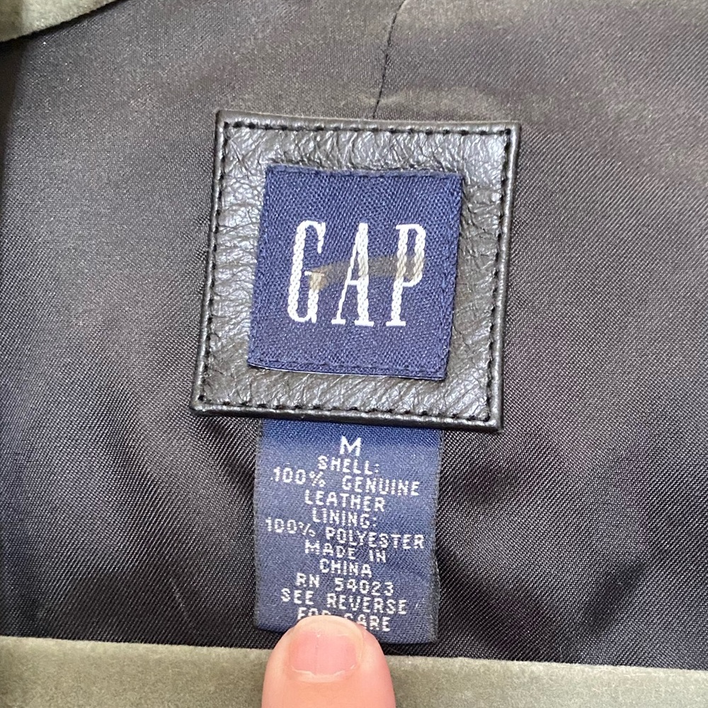 Gap Leather Jacket - image 3